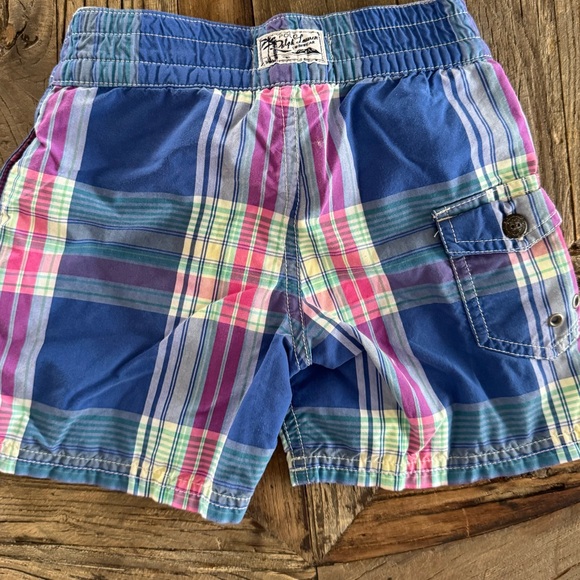 Polo by Ralph Lauren Blue and Pink Plaid Shorts - Picture 2 of 6